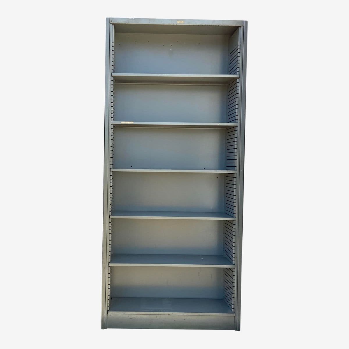 1970s Vintage Mid Century Modern Metal Bookshelf - Image 1