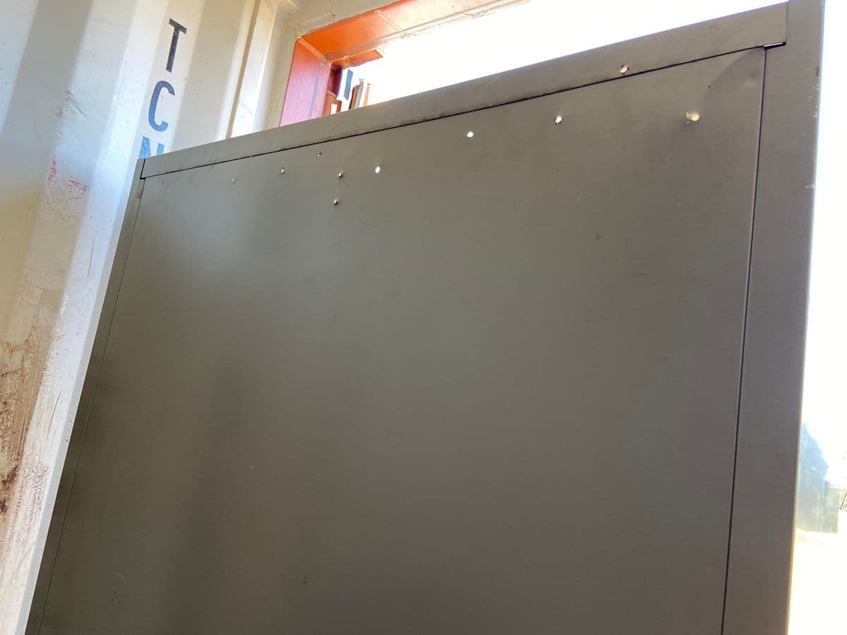 1970s Vintage Mid Century Modern Metal Bookshelf - Thumbnail 13