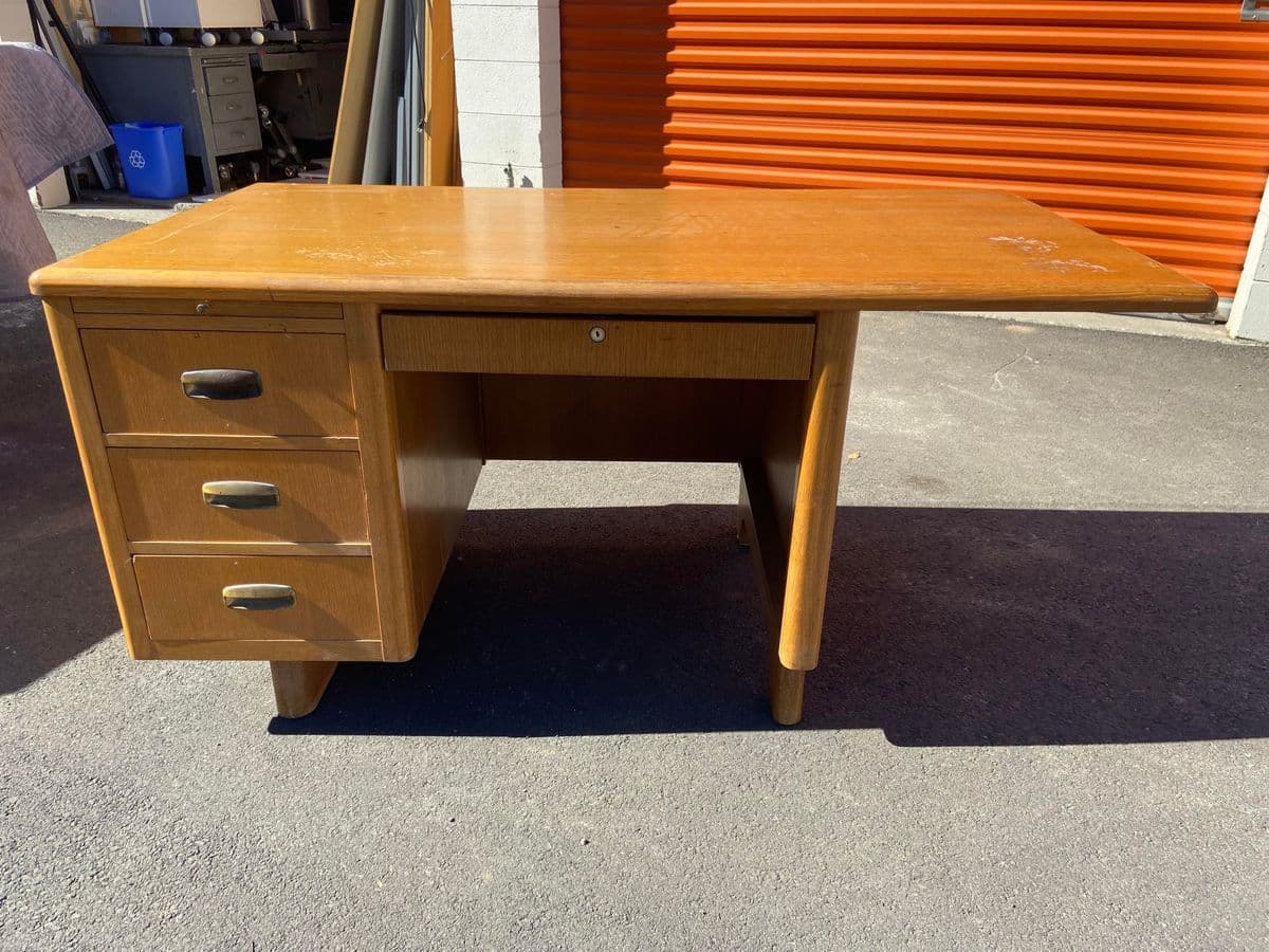 Vintage Mid-Century Modern Jasper Desk - Thumbnail 12