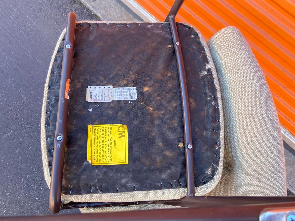 1980s Vintage Steelcase Cantilevered Armchairs - Set of 4 - Thumbnail 4