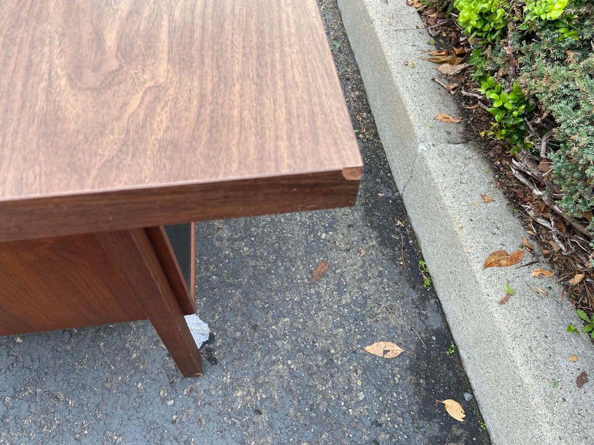 1960s Vintage Mid Century Modern Executive Desk - Thumbnail 11