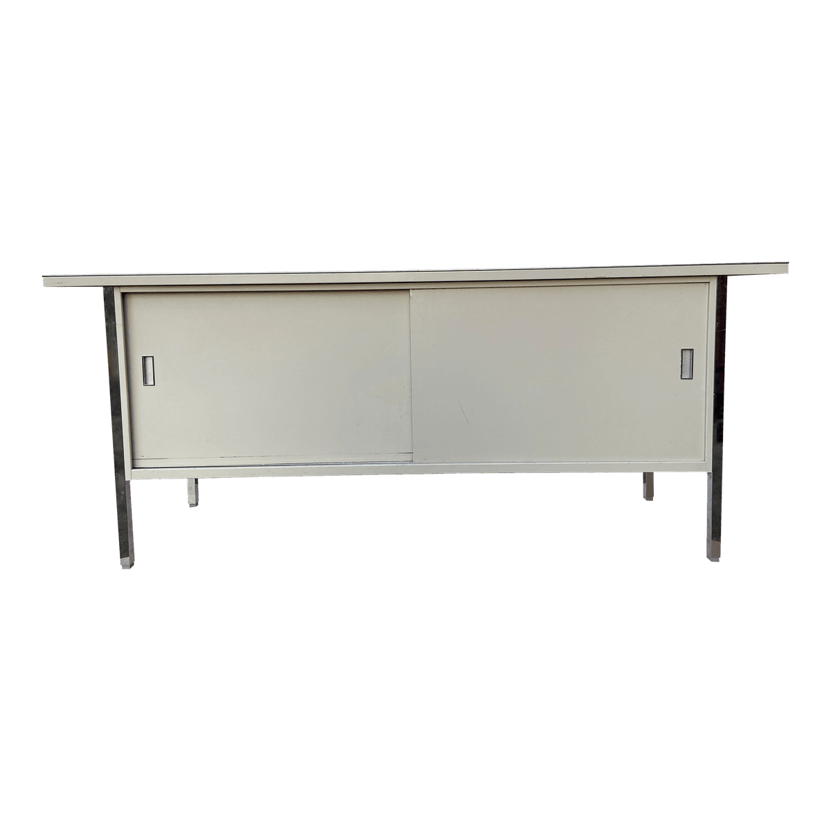 1970s Steelcase Vintage Metal Credenza - Thumbnail 14