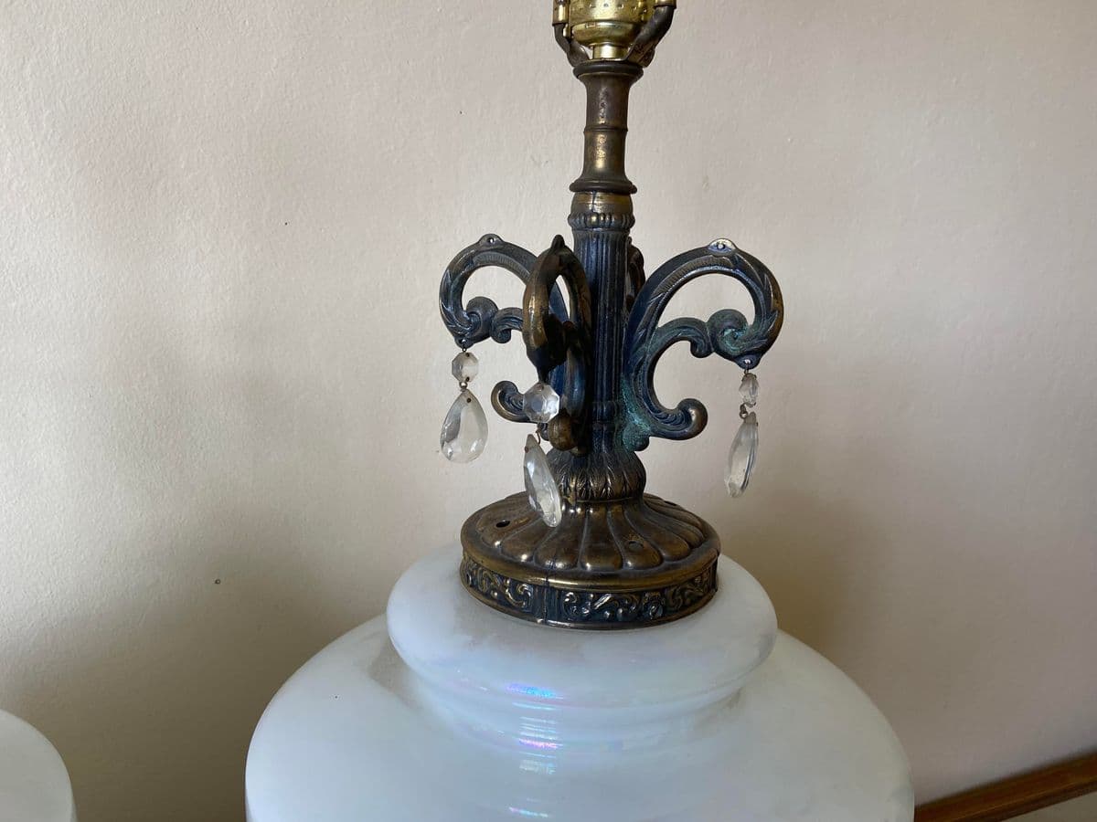 1970’s Ef & Ef Industries Vintage Multicolored Table Lamps - a Pair - Thumbnail 6