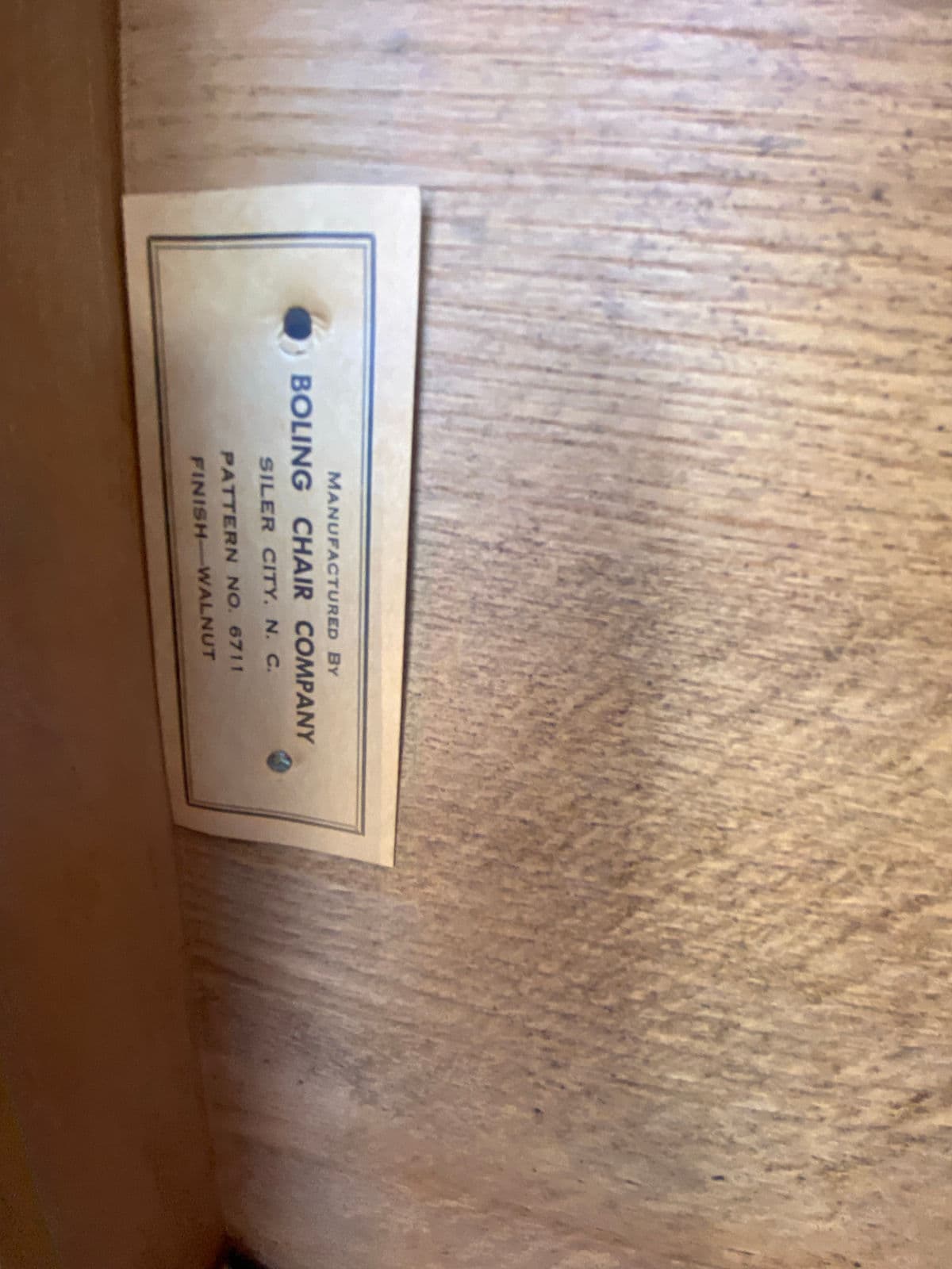 1970s Vintage Boling Chair Company Walnut Banker’s Chair Set of 2 - Thumbnail 13