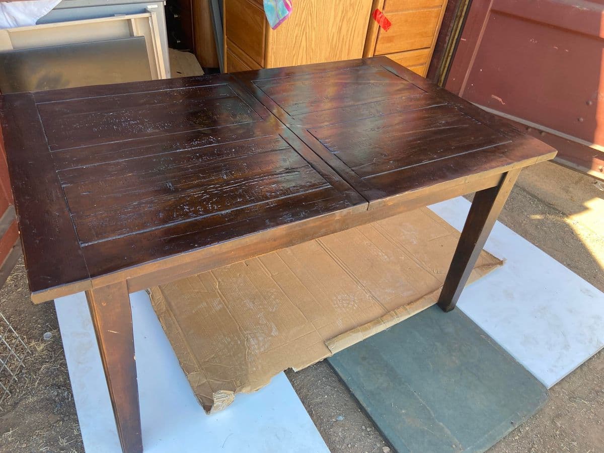 Rh Reclaimed Wood Kitchen Table With Extensions - Thumbnail 7