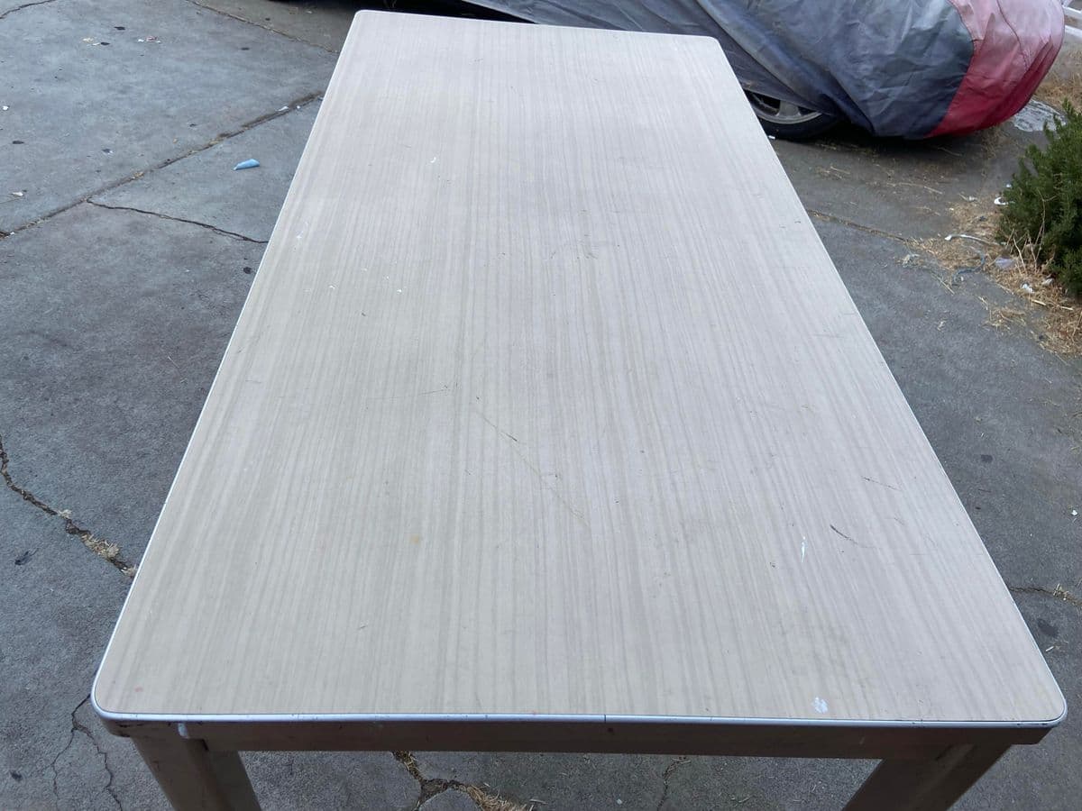 1960s Vintage Mid Century Modern Metal Tanker Desk - Thumbnail 11