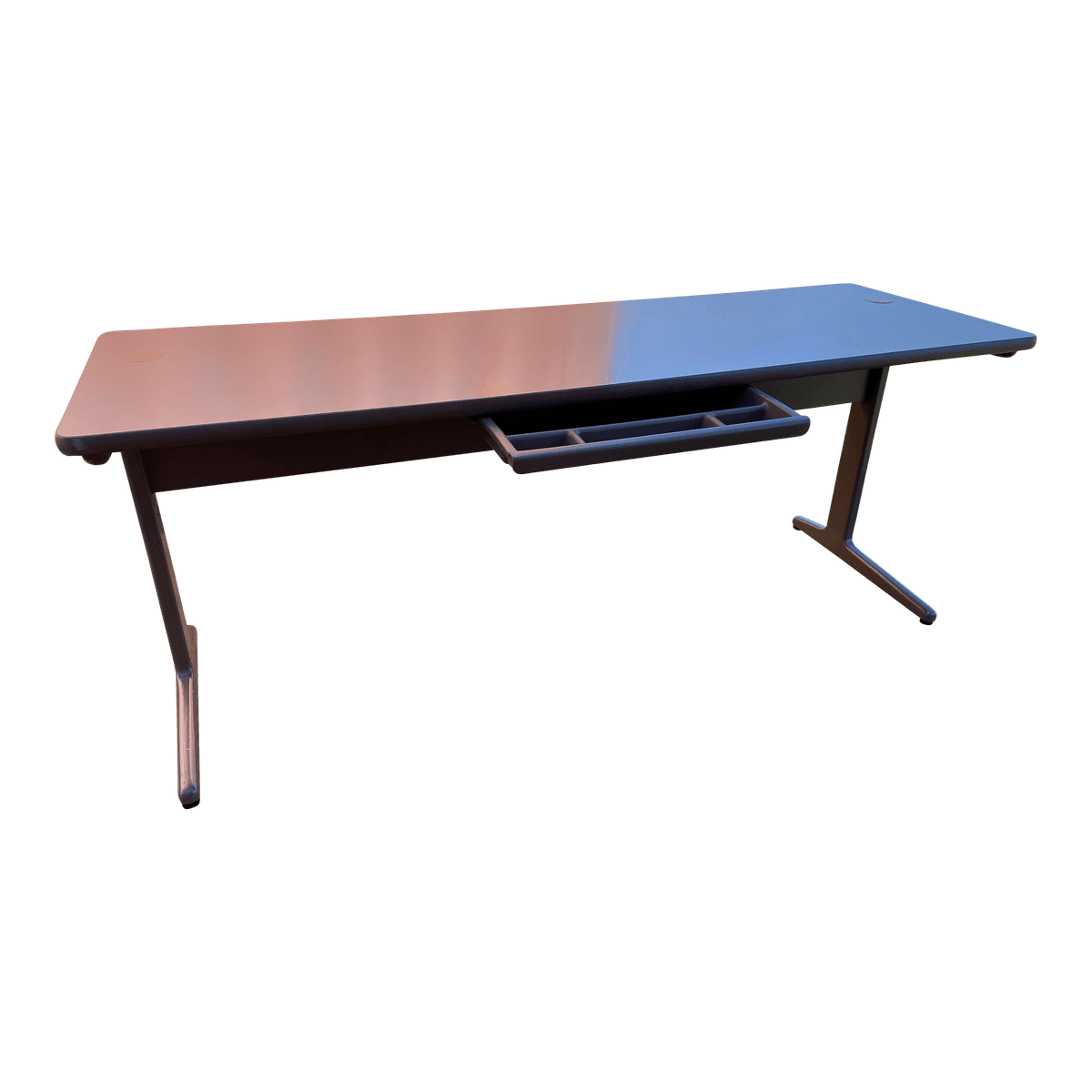 1980s Vintage Mid Century Modern Herman Miller George Nelson Style Desk Unmarked - Thumbnail 14