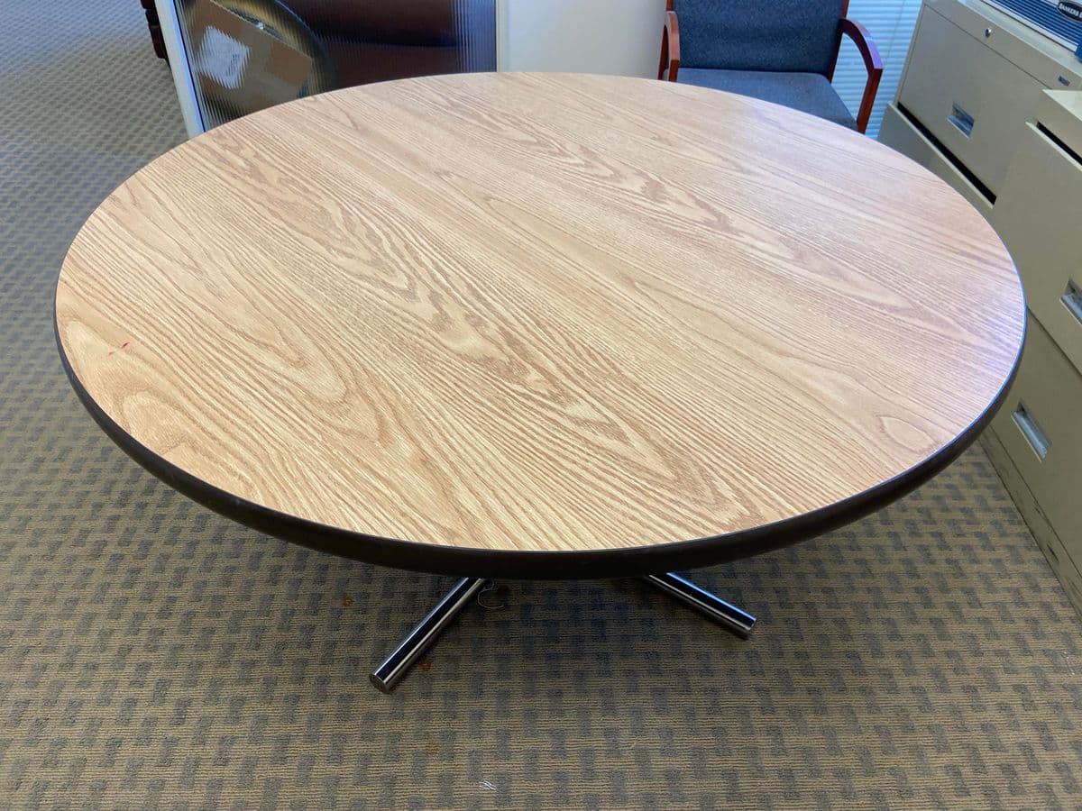 1980s Vintage Mid Century Modern Conference Table - Thumbnail 5