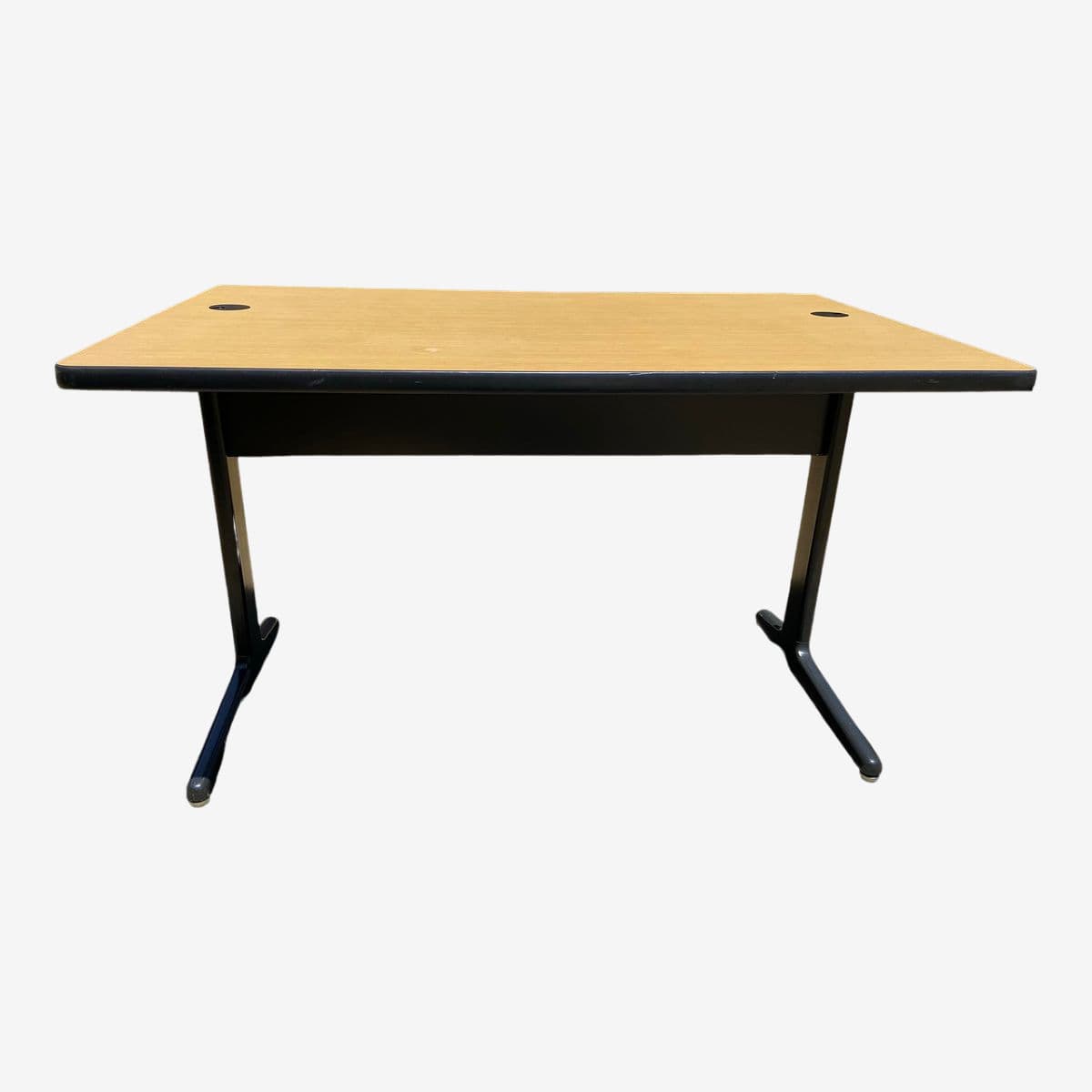 1980s Vintage Mid Century Modern Herman Miller Office Desk - Image 1