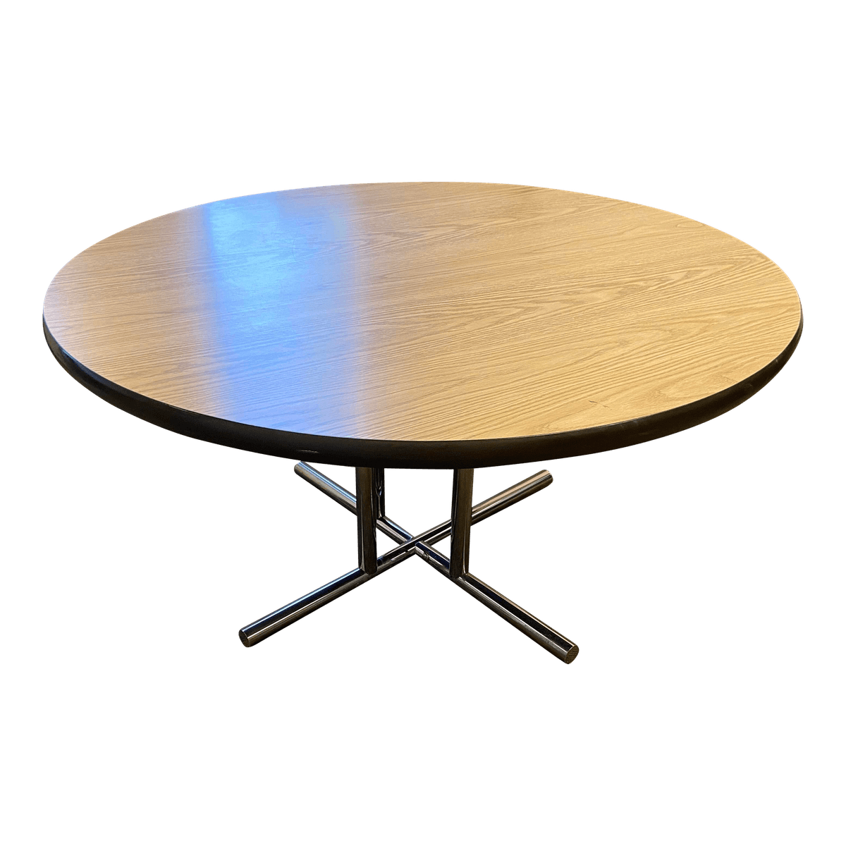 1980s Vintage Mid Century Modern Conference Table - Thumbnail 13