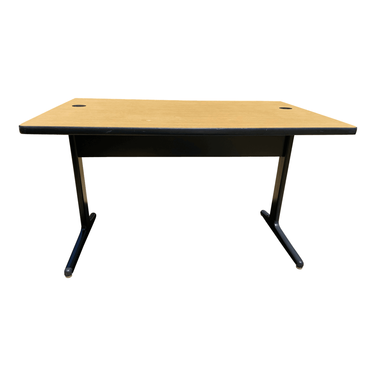 1980s Vintage Mid Century Modern Herman Miller Office Desk - Thumbnail 2