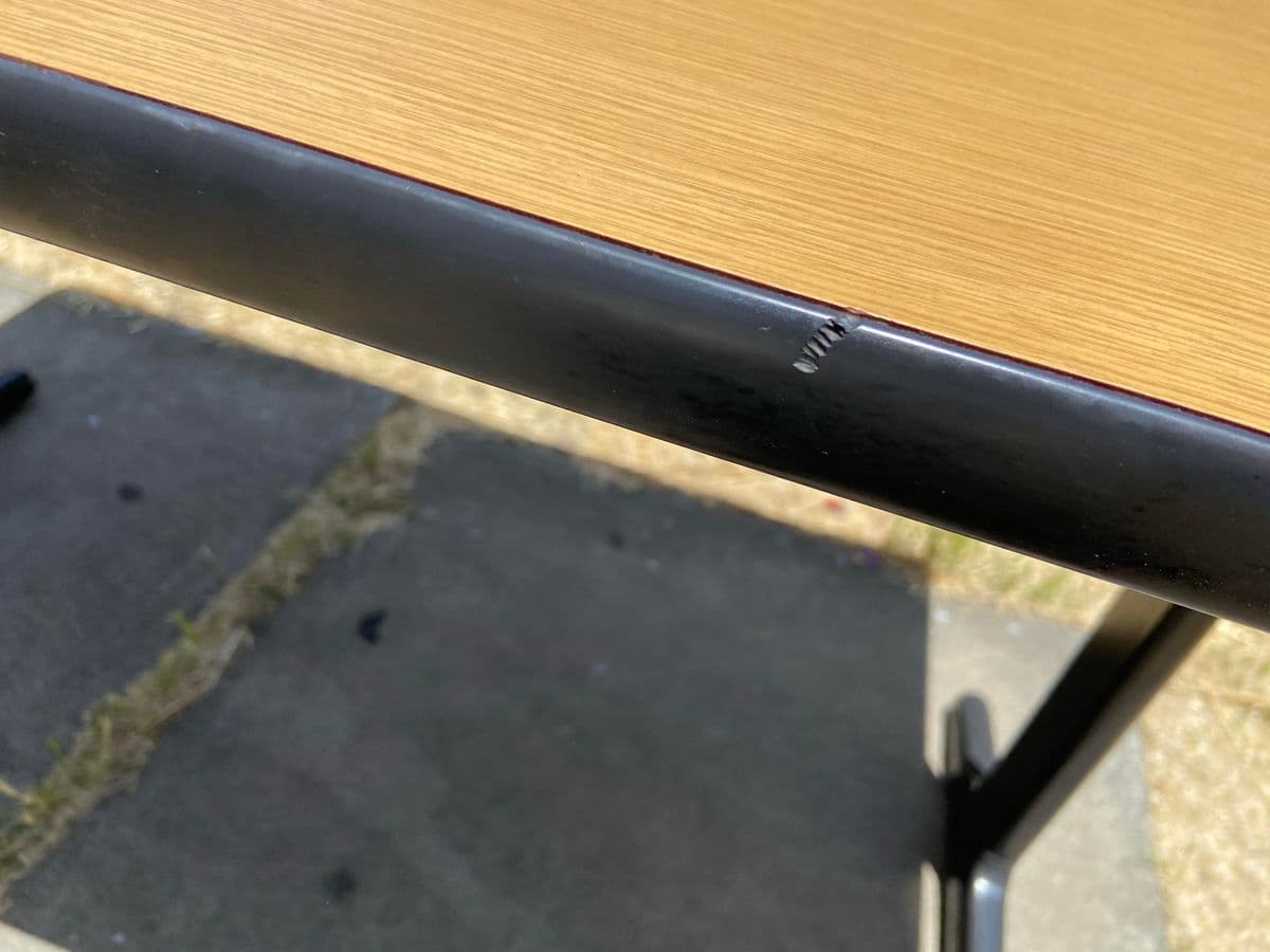 1980s Vintage Mid Century Modern Herman Miller Office Desk - Thumbnail 8