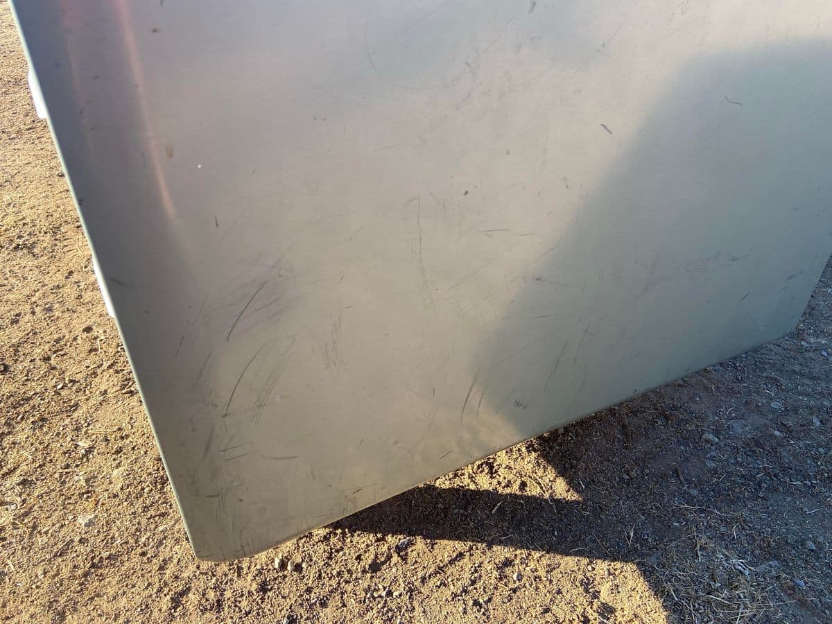 1960s Vintage Mid Century Modern Metal Tanker Desk by General Fireproofing - Thumbnail 4