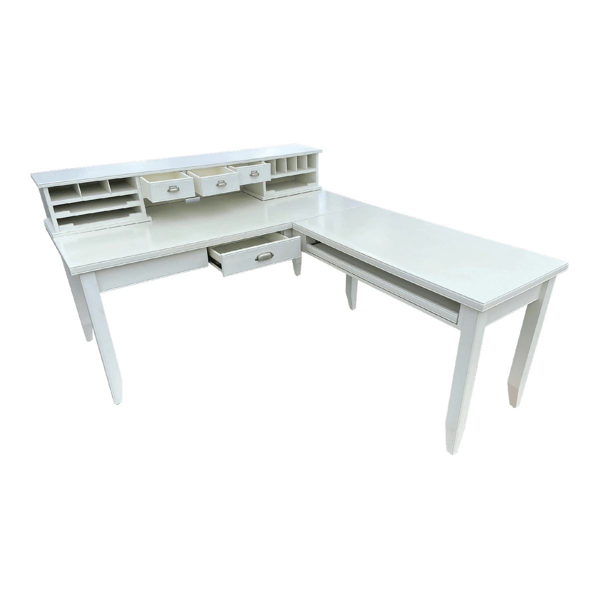 Vintage Farmhouse Style L Shape Desk - Thumbnail 2