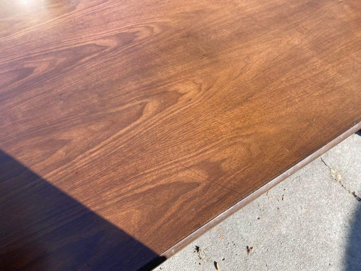 1980s Vintage Wooden Writing Desk - Thumbnail 8