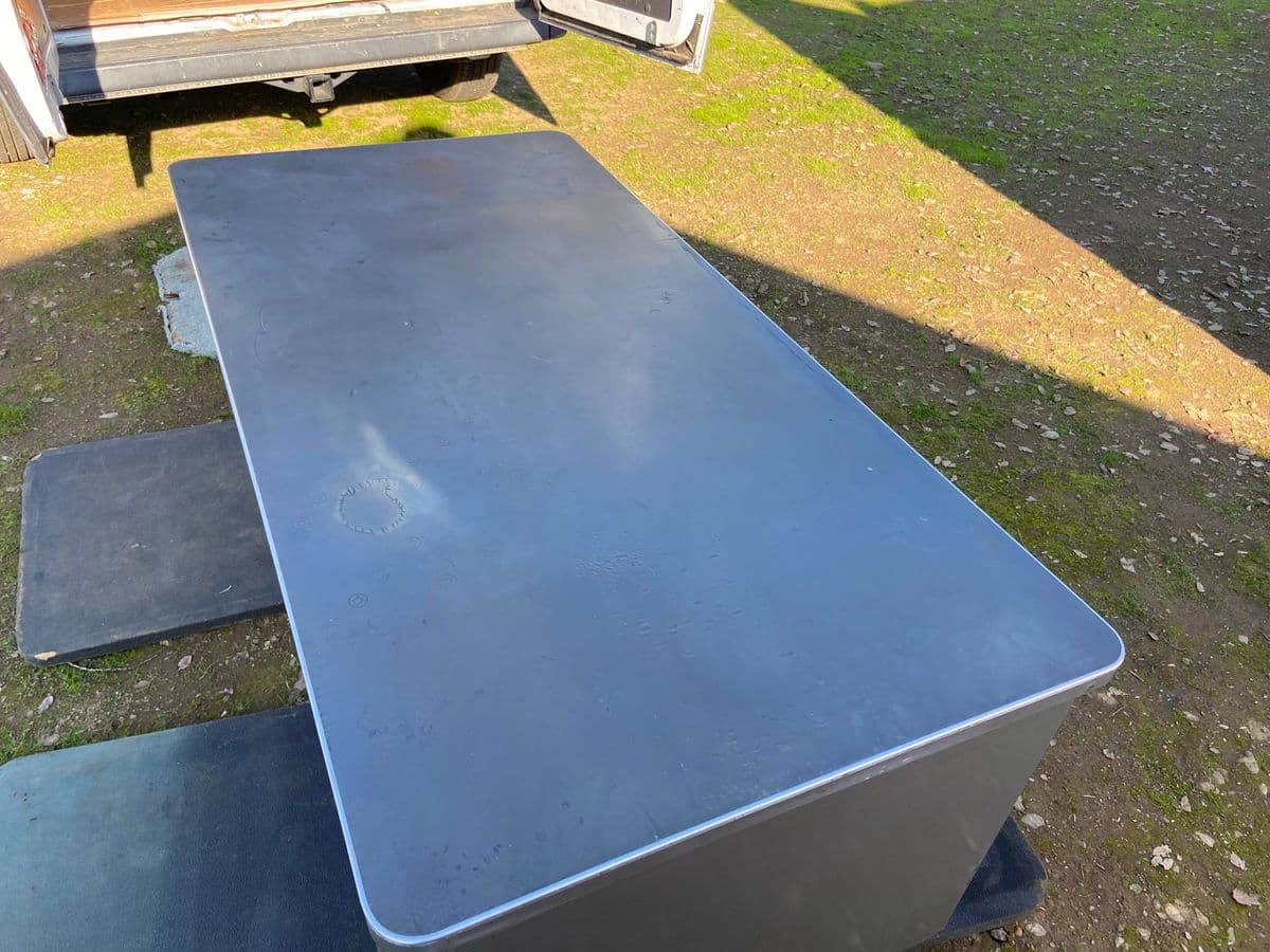 1960s Vintage Mid Century Modern Steelcase Tanker Desk - Thumbnail 7