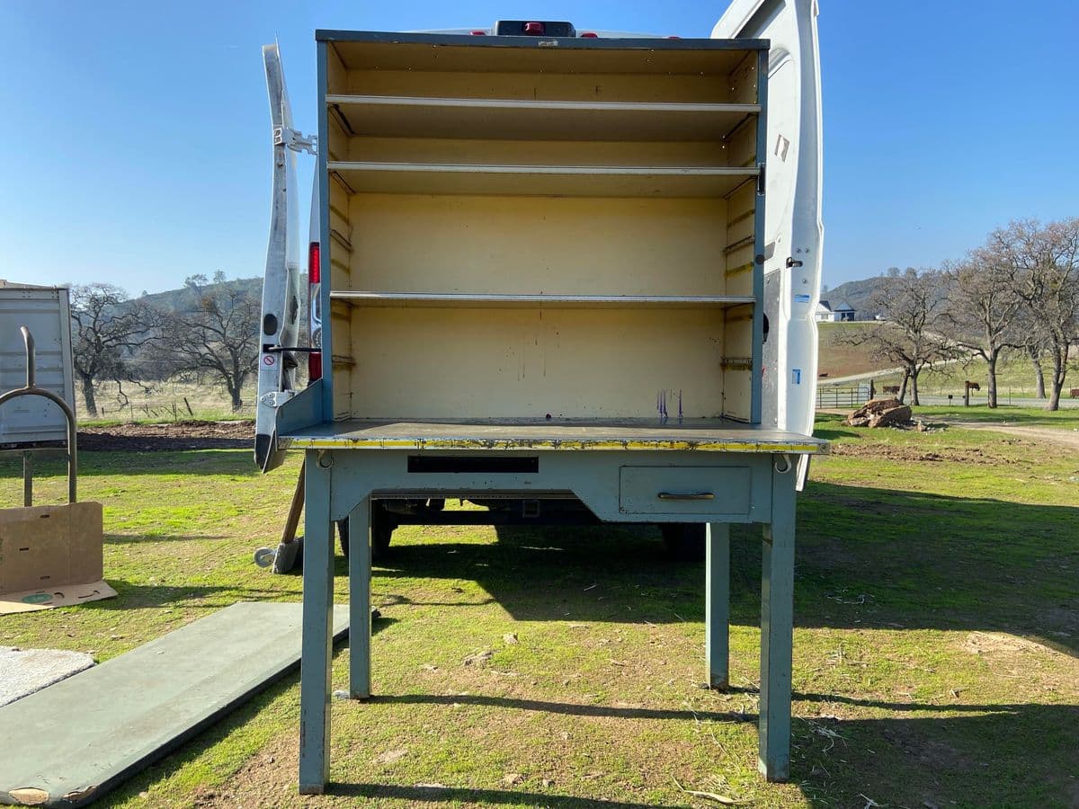 1950s Vintage Post Office Organizer Industrial Metal Table - Thumbnail 11