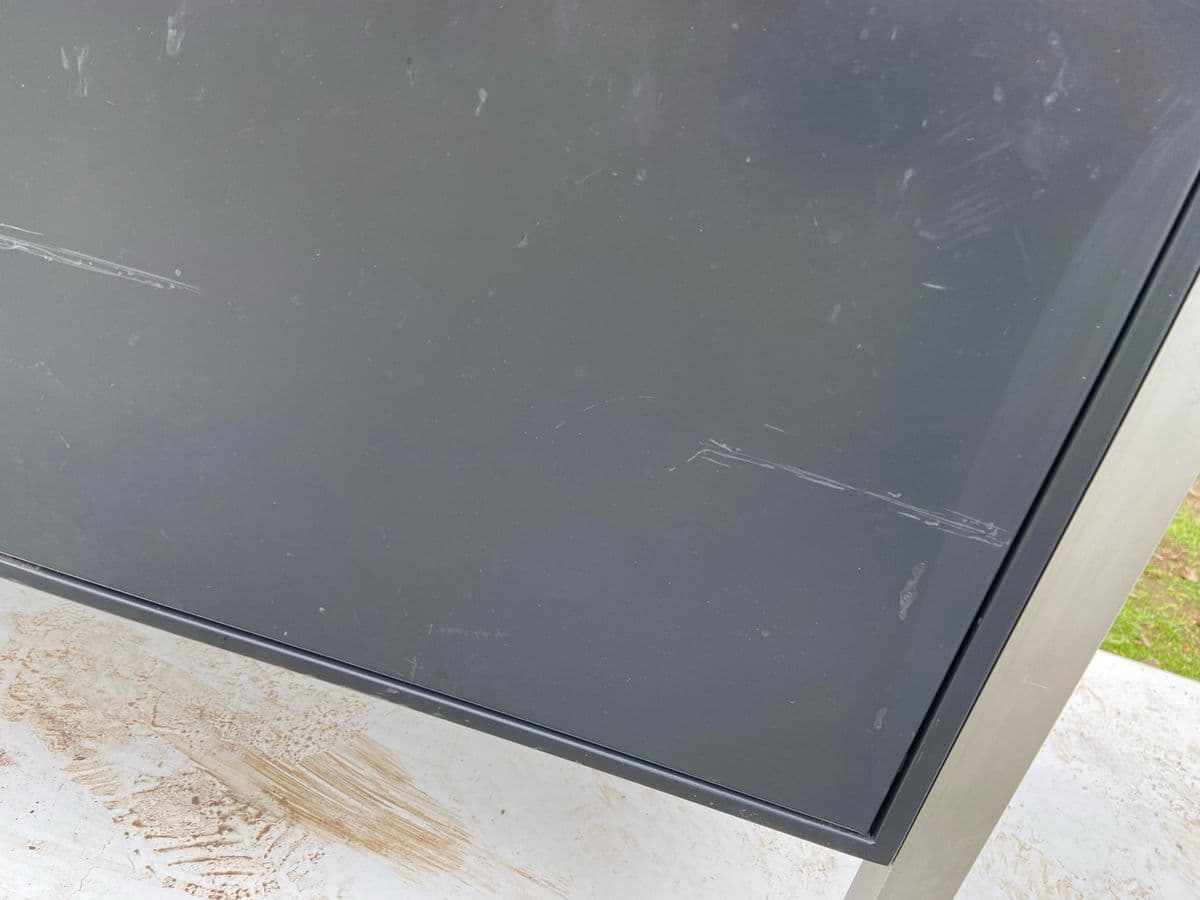 1980s Vintage Mid Century Modern Steel Credenza - Thumbnail 6