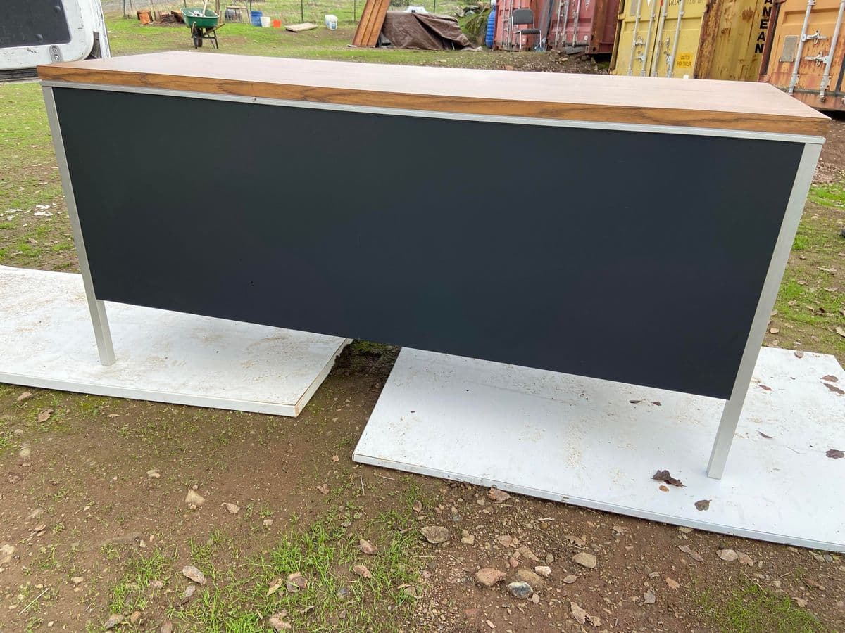 1980s Vintage Mid Century Modern Steel Credenza - Thumbnail 10