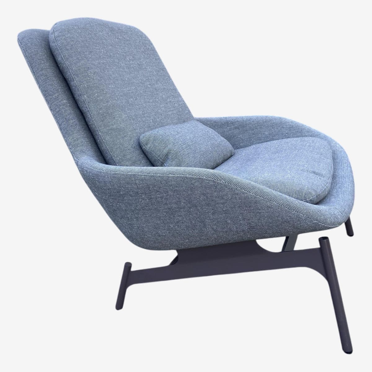 Blu Dot Lounge Field Chair in Gray Fabric - Image 1