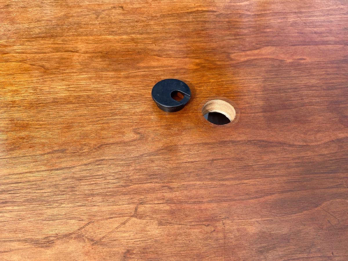 1960s Vintage Mid Century Modern Boomerang Walnut Desk - Thumbnail 12