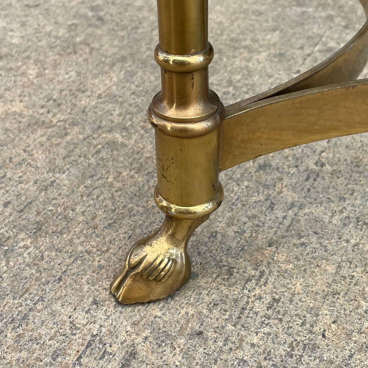 1960s Vintage Mid Century Modern Labarge Style Brass Coffee Table Hollywood Regency - Thumbnail 5