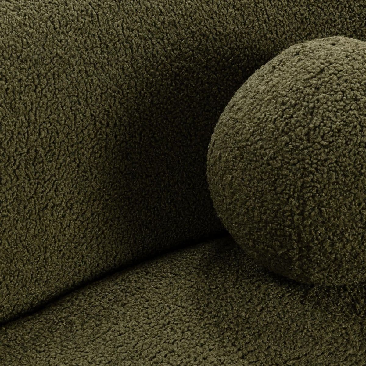 Olive Mod Crescent Sectional - Thumbnail 8
