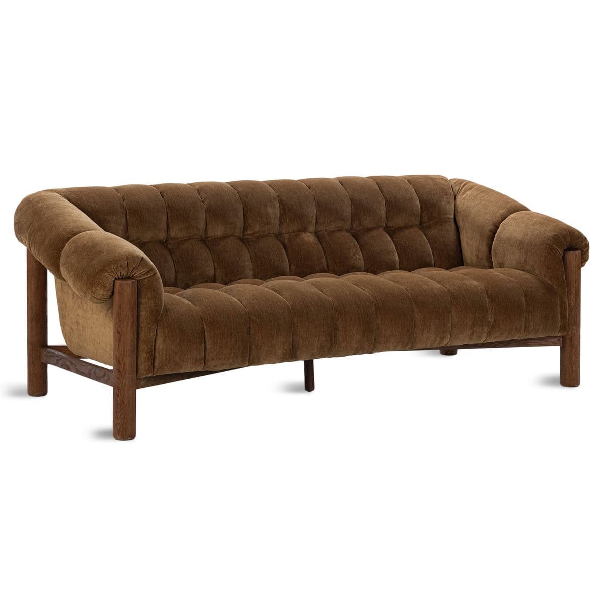 Isla Tufted Velvet Sofa - Thumbnail 3
