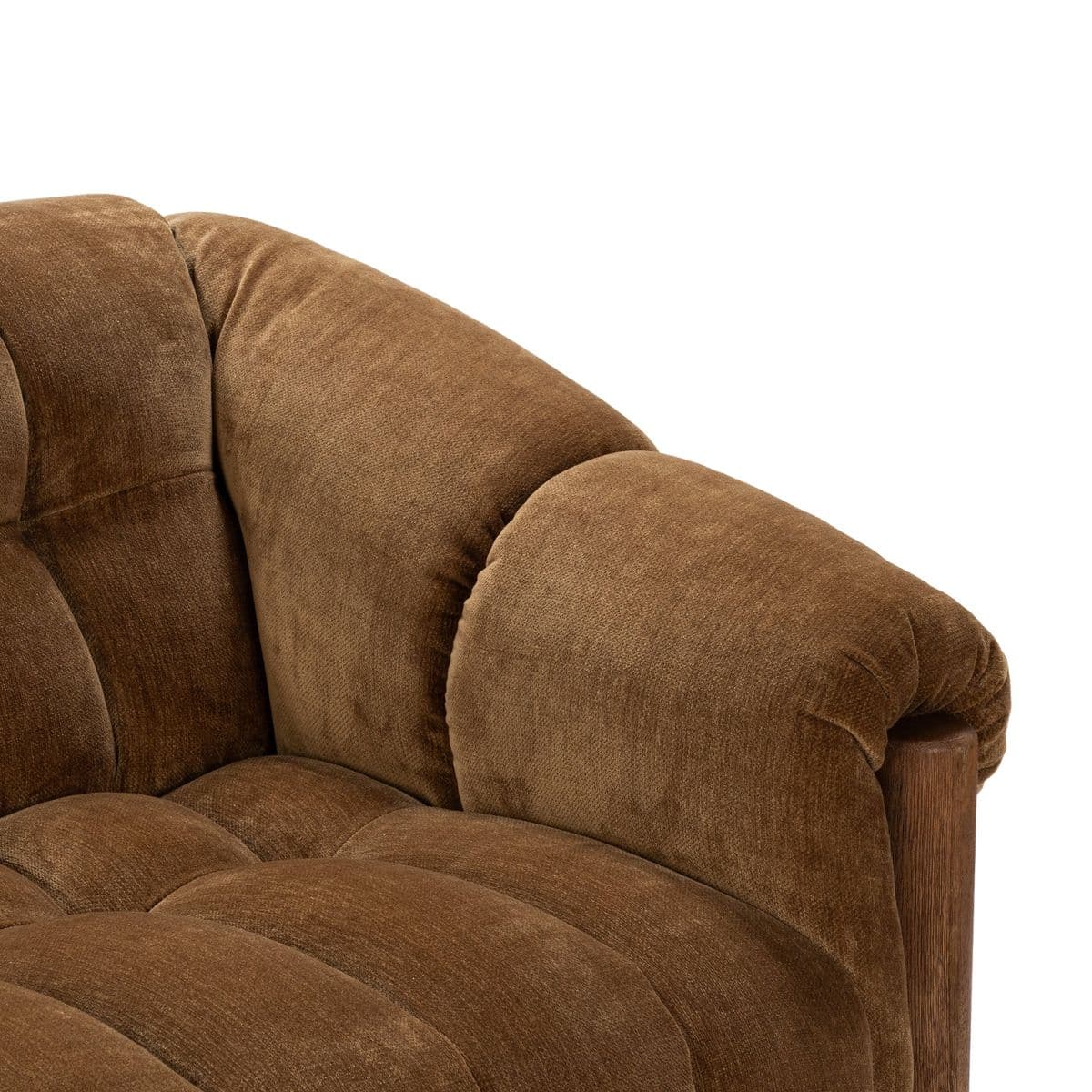 Isla Tufted Velvet Sofa - Thumbnail 5