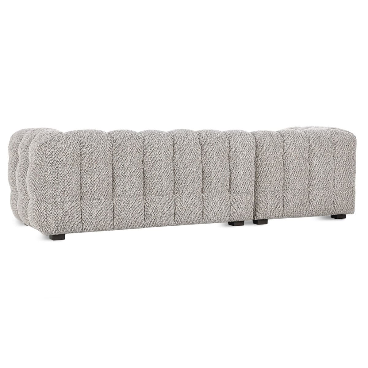 Heather Grey Tufted Sectional - Thumbnail 6
