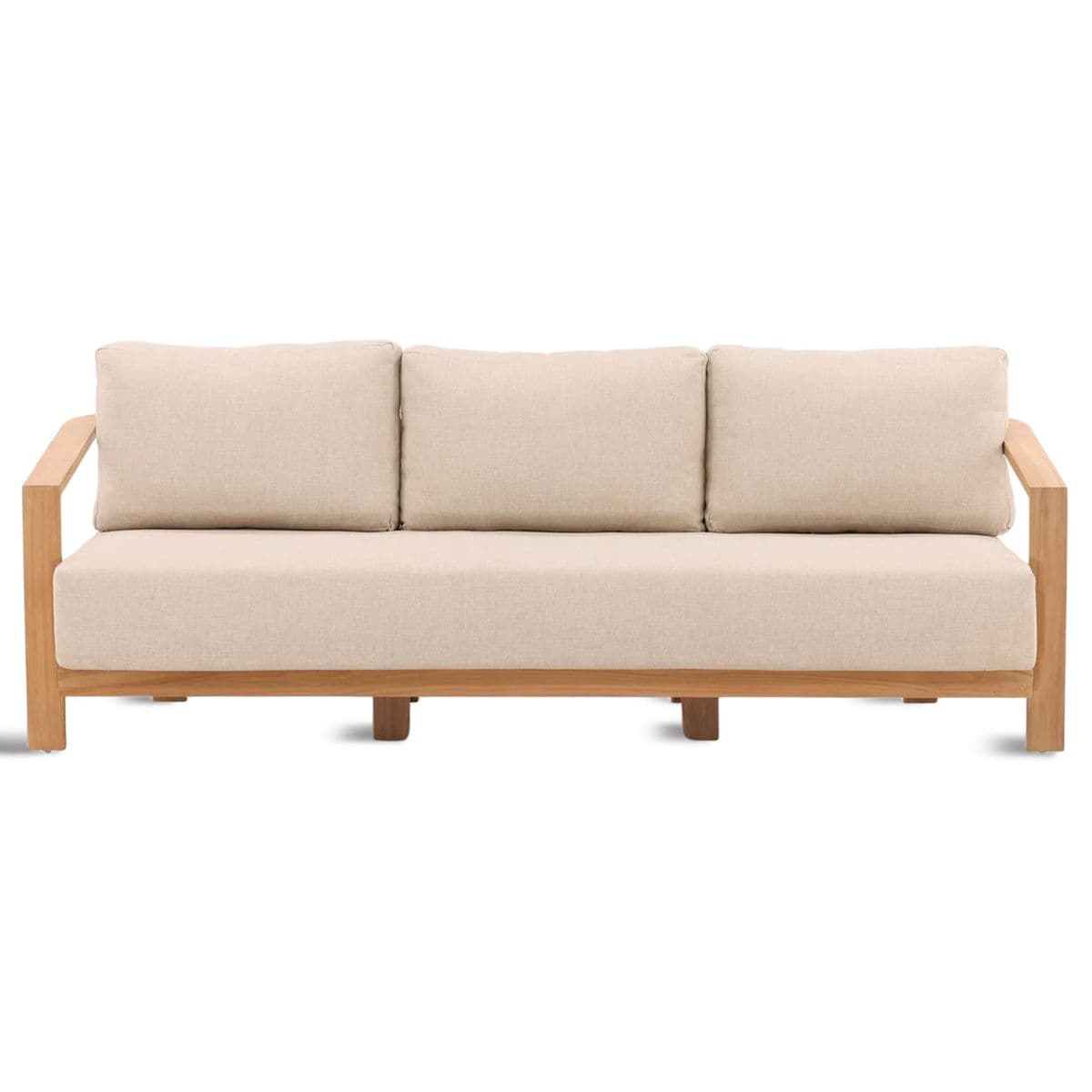 Solana Teak Outdoor Sofa - Thumbnail 2