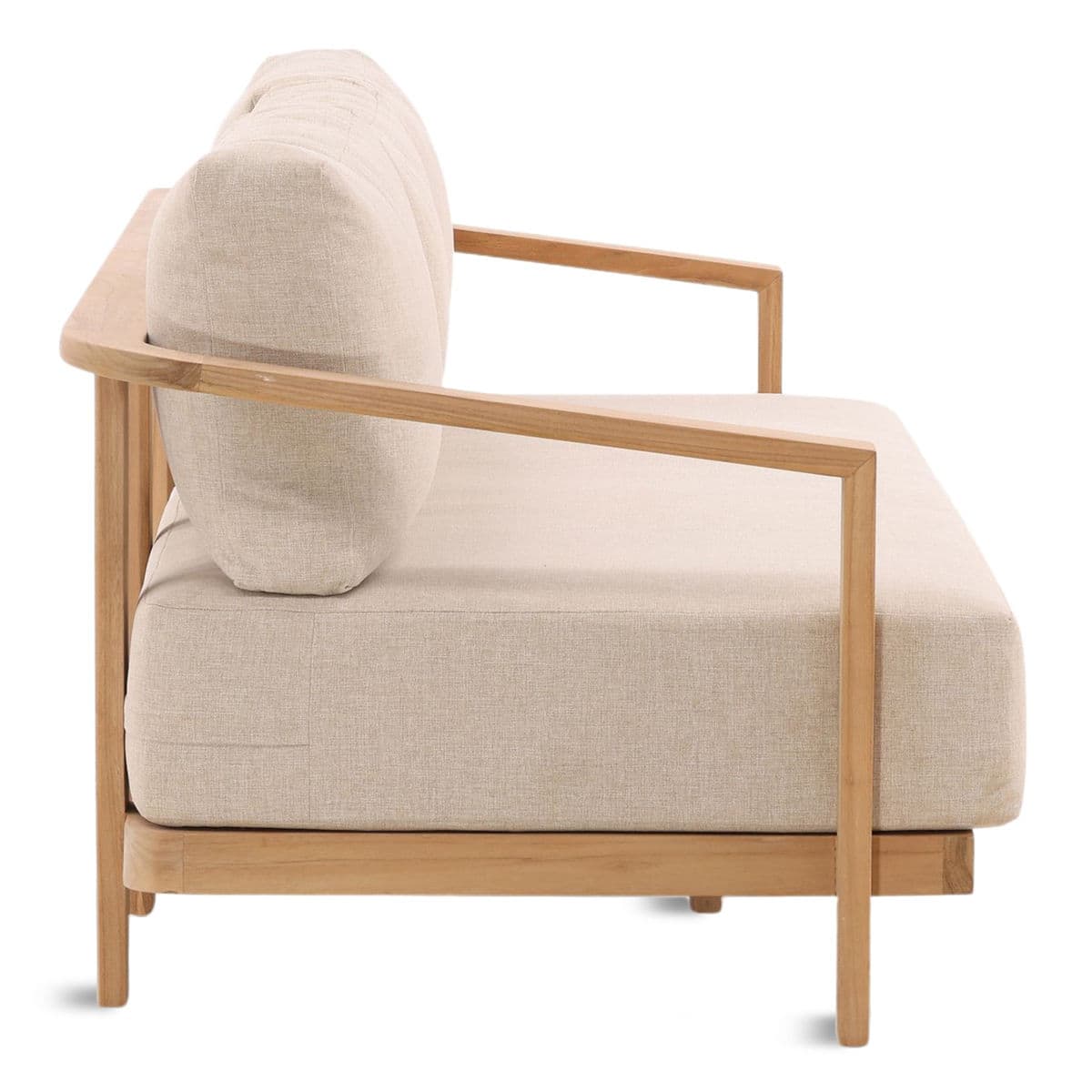 Solana Teak Outdoor Sofa - Thumbnail 4