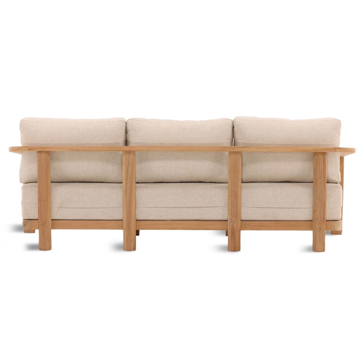 Solana Teak Outdoor Sofa - Thumbnail 5