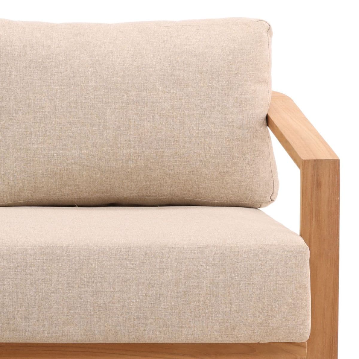 Solana Teak Outdoor Sofa - Thumbnail 6