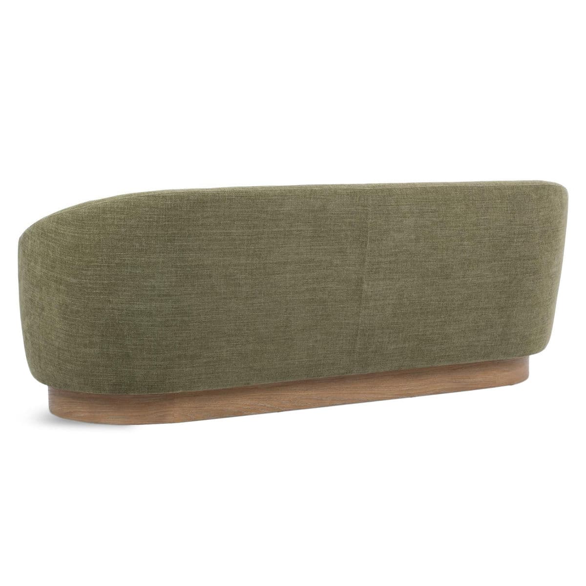 Soft Green Rounded Sofa - Thumbnail 5
