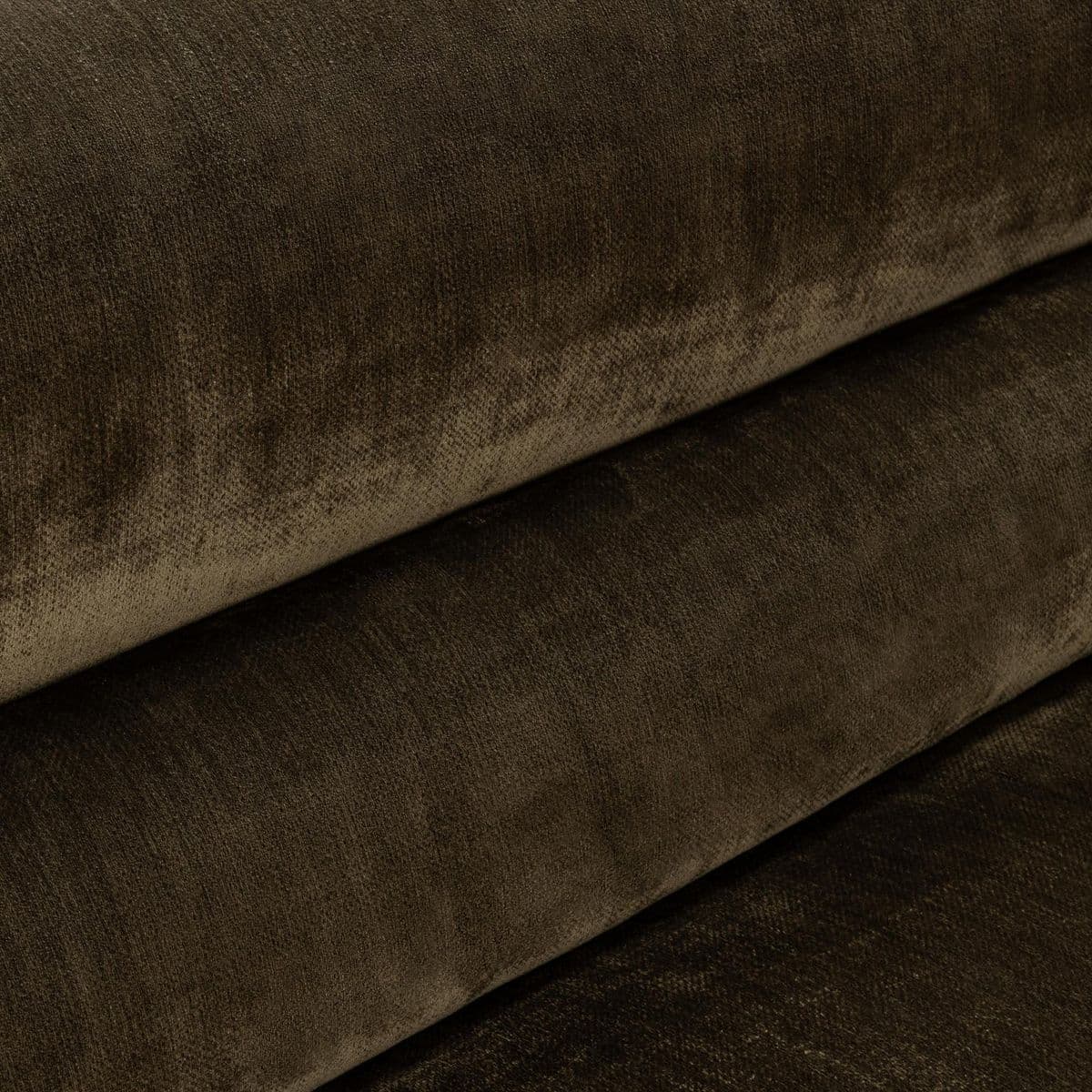 Mod Olive Velvet Sofa - Thumbnail 7