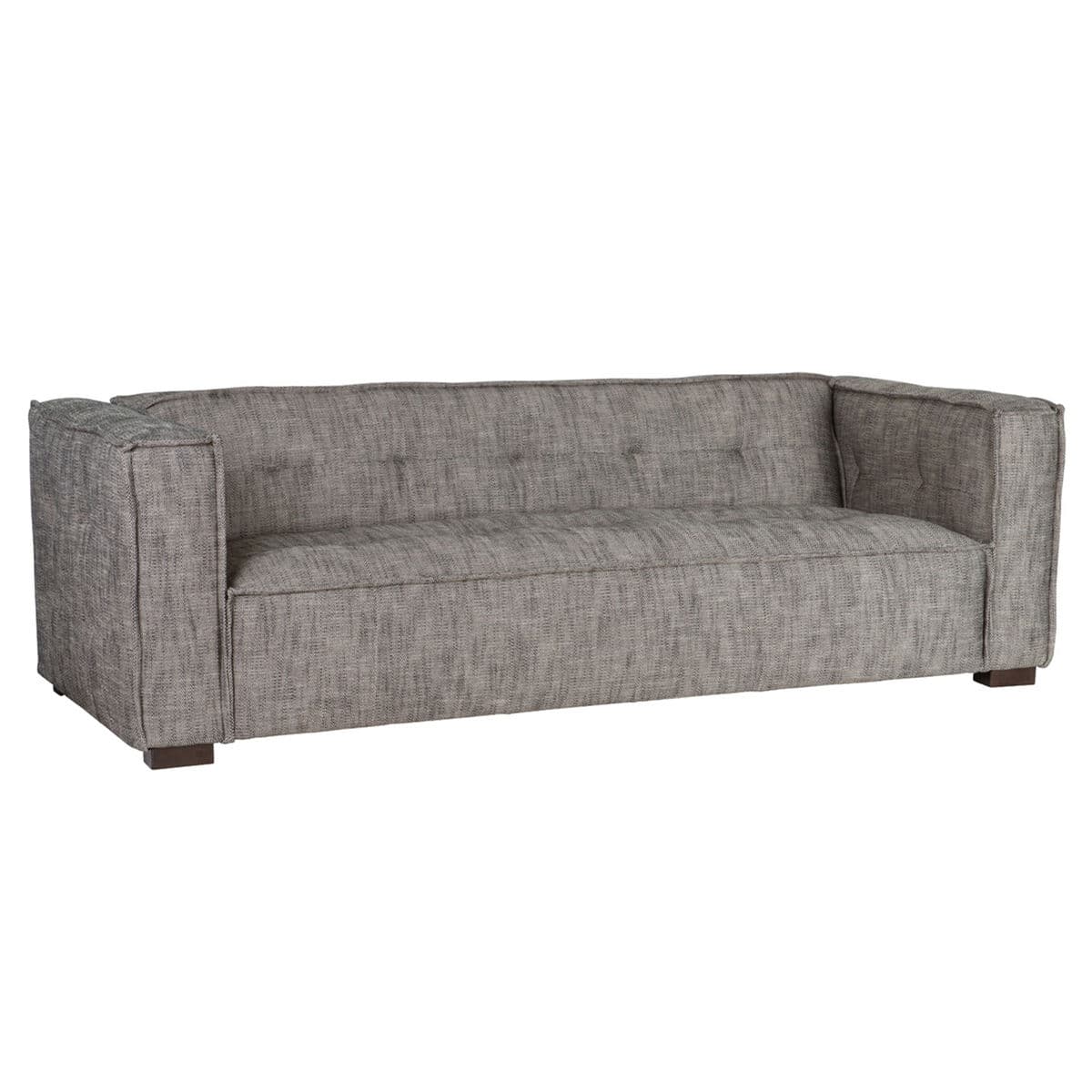Luka Grey Squared Tuft Sofa - Thumbnail 2