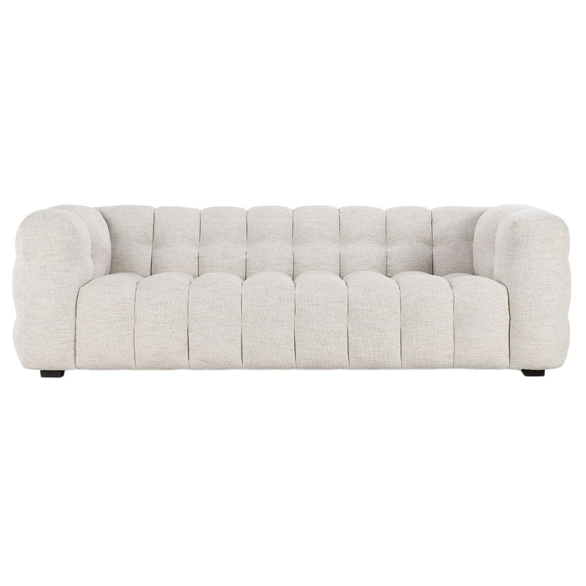 Tufted Off-White Mod Sofa - Thumbnail 2