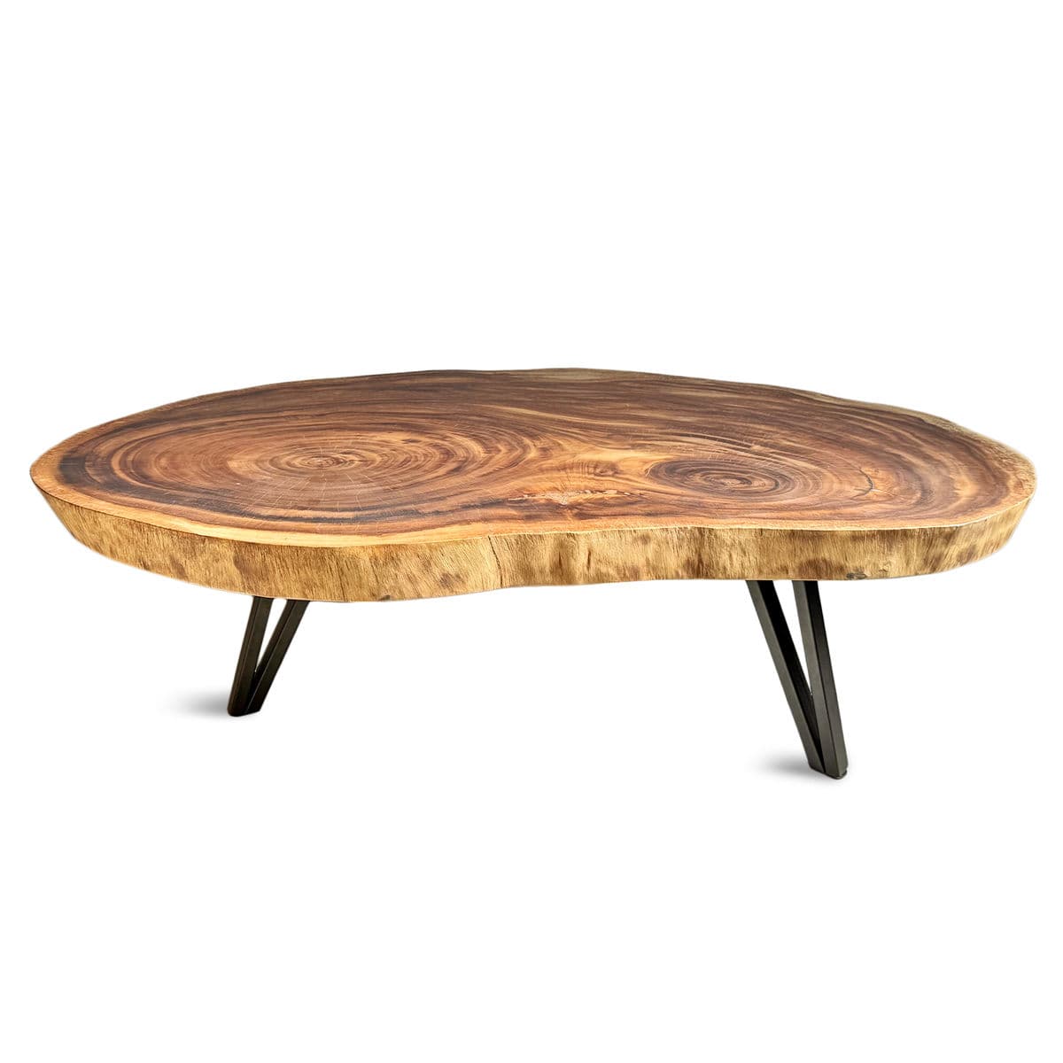 Natural Edge Slab Coffee Table - Thumbnail 2