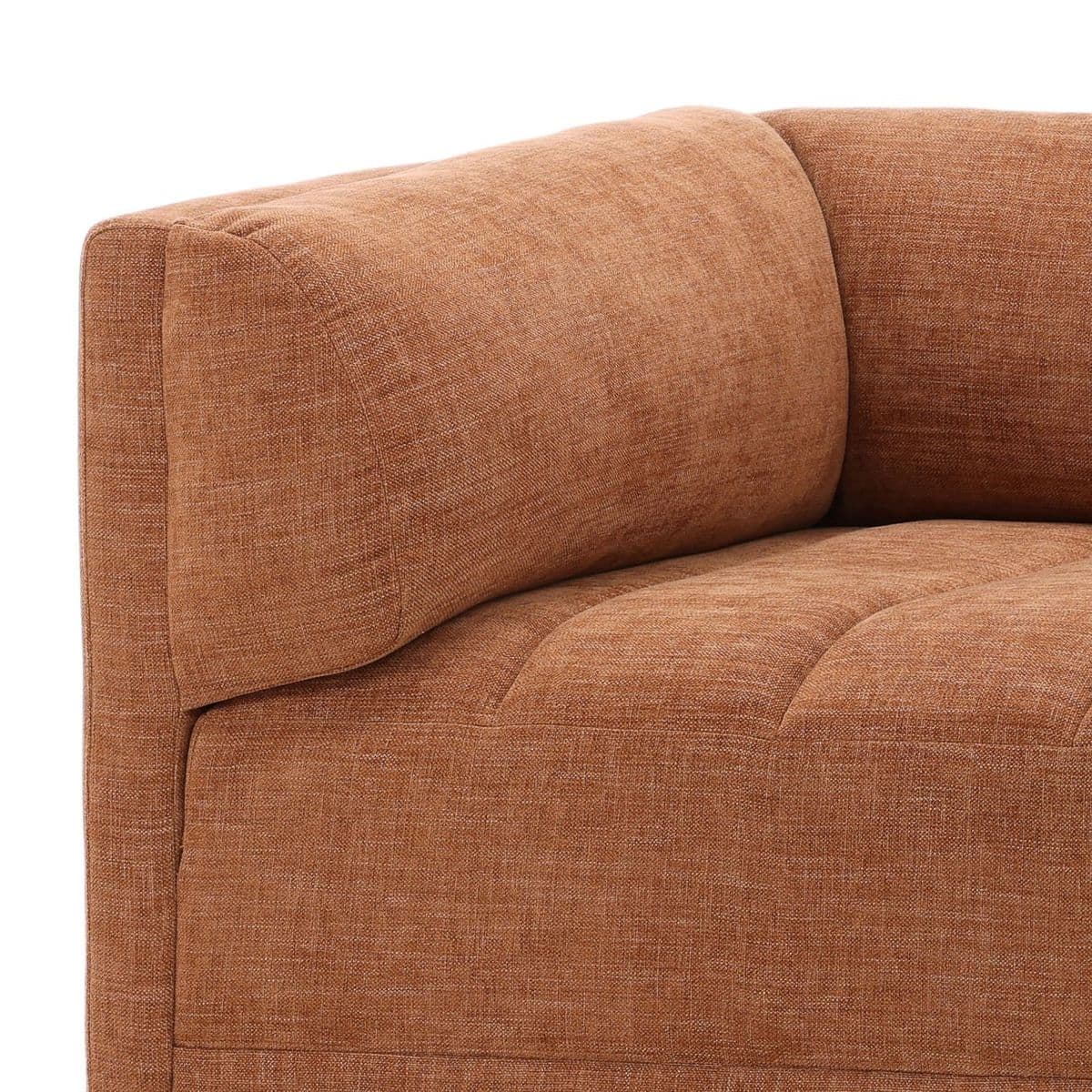 Terra Cotta Upholstered Sofa - Thumbnail 6