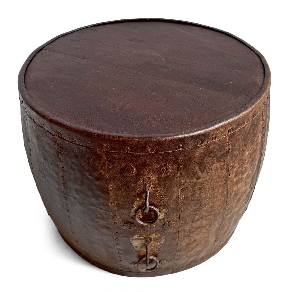 Vintage Iron Barrel Table - Thumbnail 3