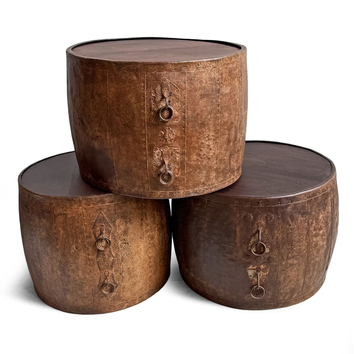 Vintage Iron Barrel Table - Thumbnail 8
