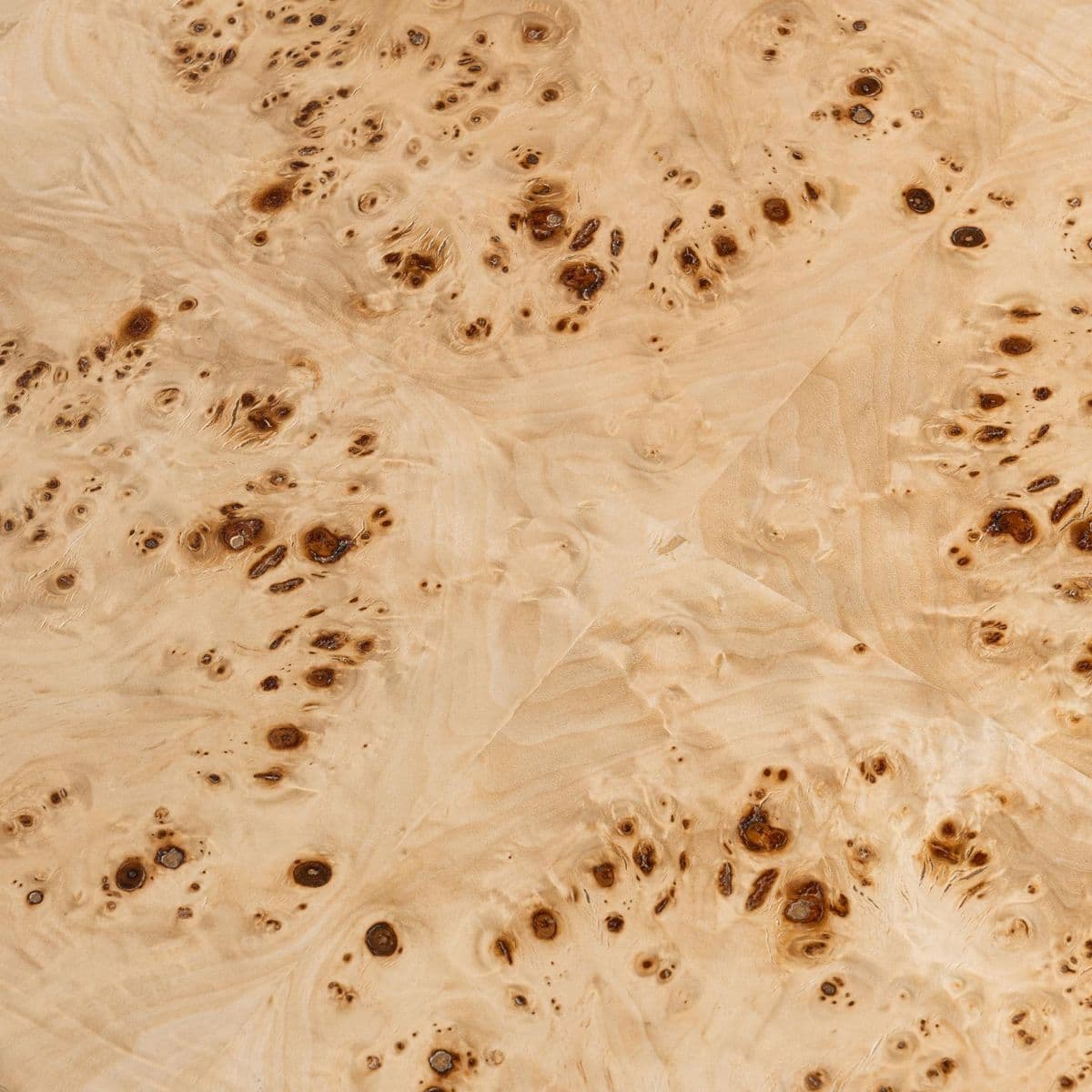 Burl Wood & Boucle Ottoman Table - Thumbnail 5