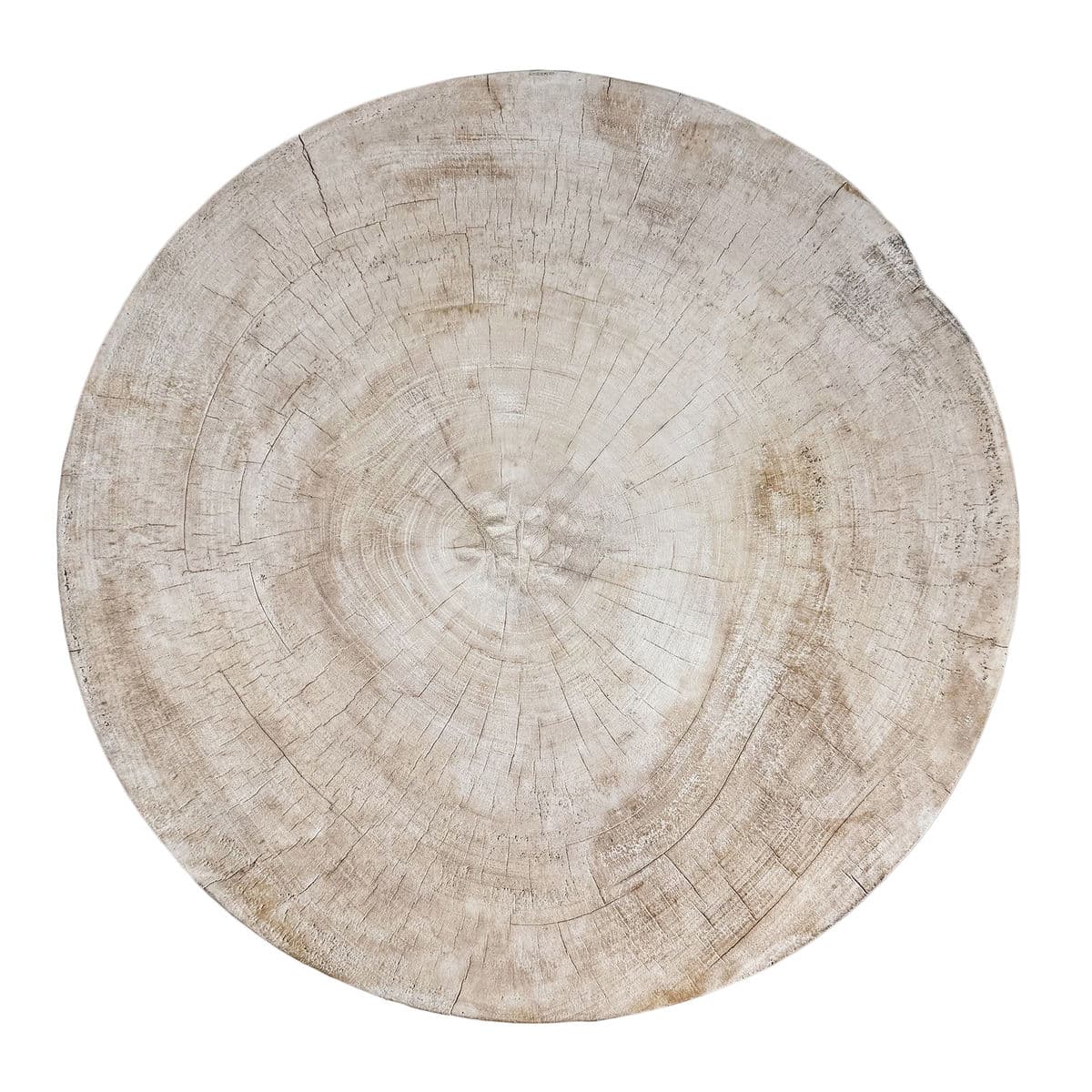 Round Bleached Milan Coffee Table - Thumbnail 7