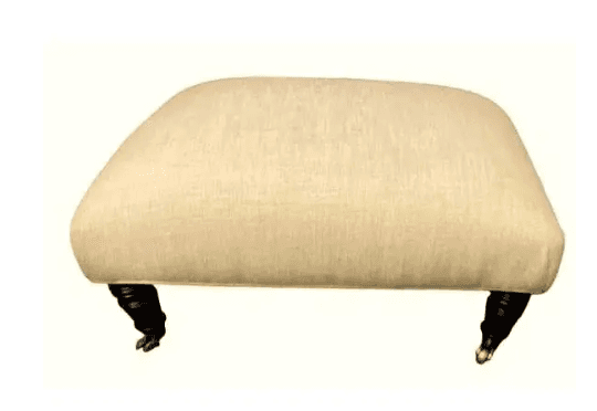 Ralph Lauren Home Vintage Chesterfield Chair and Ottoman - Thumbnail 6