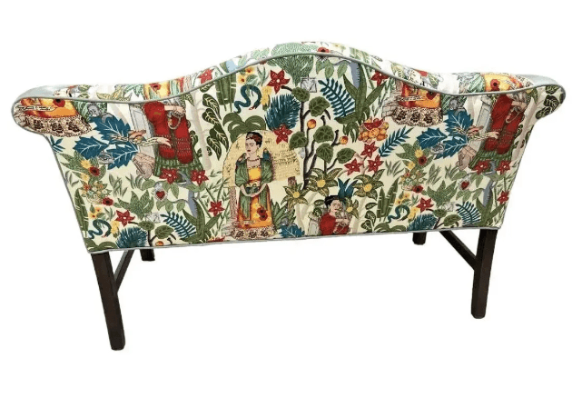 Chippendale Camelback Settees (2) - Thumbnail 4