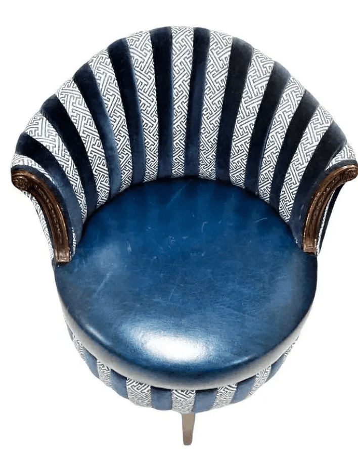 Mid 20th Round Accent chair - Thumbnail 2