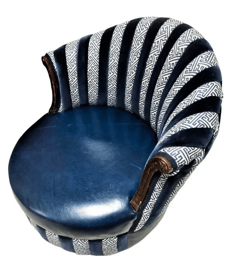Mid 20th Round Accent chair - Thumbnail 4