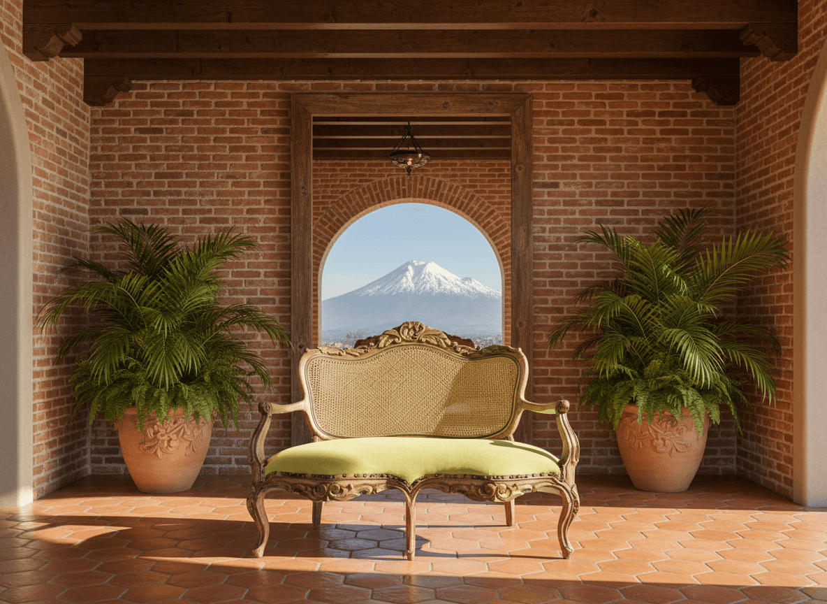 18th C Spanish Settee - Thumbnail 2