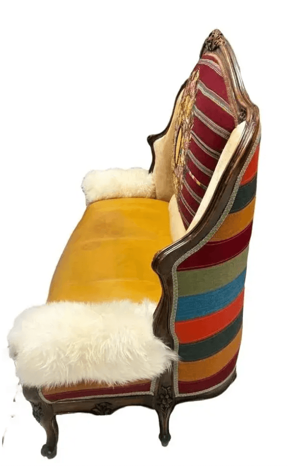 Late 19th Cenury French Settee - Thumbnail 7